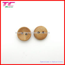 Bouton en bois de 13 mm 2 trous